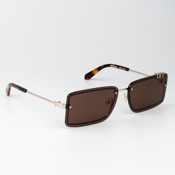 SALE!!! Off-White TAMPA Women Sunglasses Brown Rectangular OERI13N TAMPA 7664 main image 11